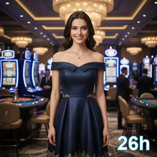 Ilustração de Explore a plataforma 26h para jogos com segurança máxima